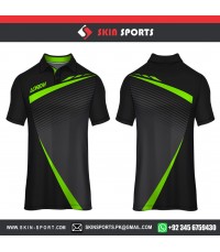 BLACK GREEN SHADES   SOCCER JERSEYS